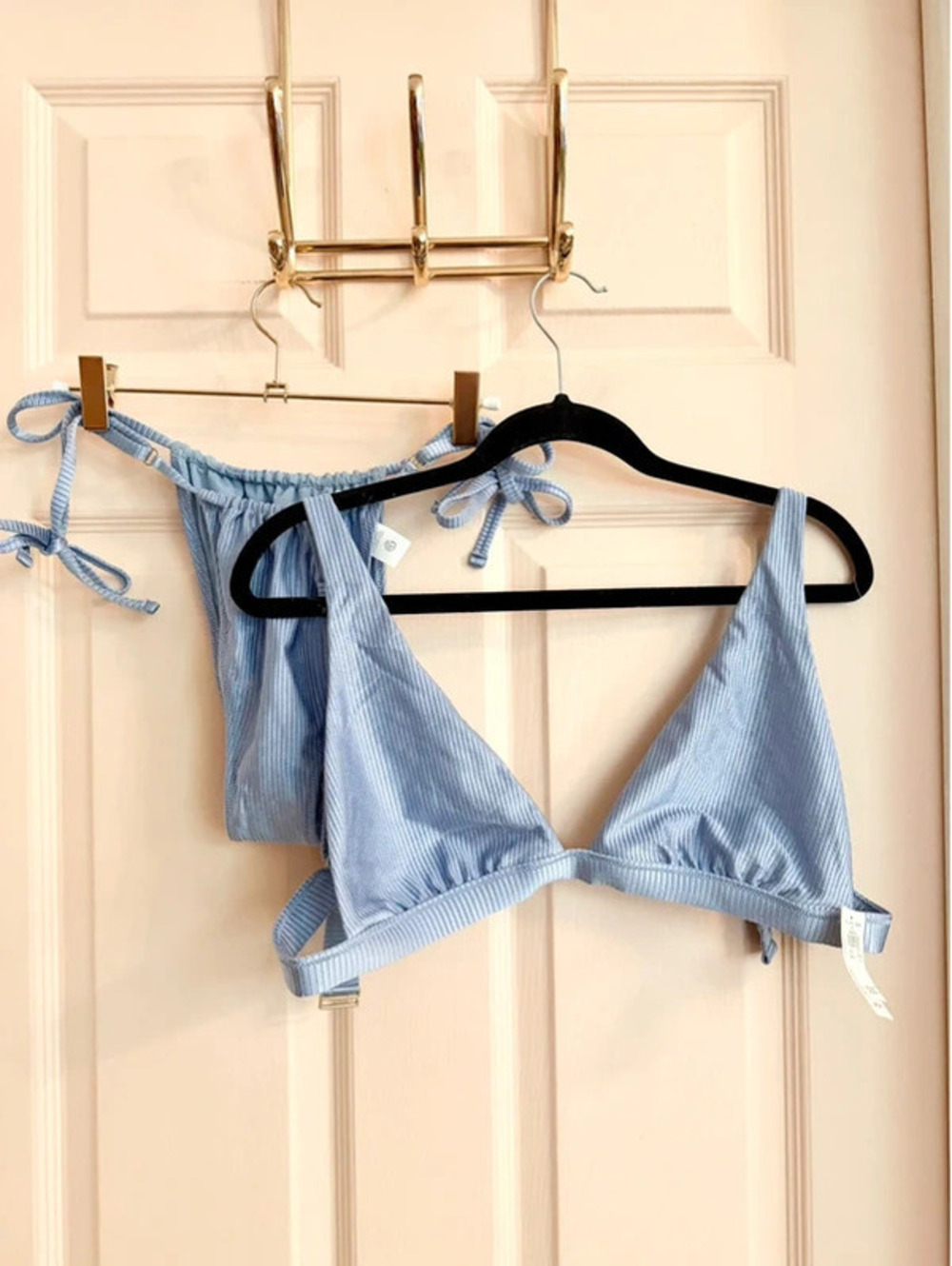 NWT blue aerie bikini